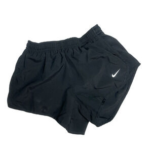 Nike Dri-Fit Running Shorts Girls Size S/P Black Athletic Wear Gym Jogging